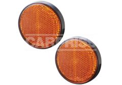 Box 10 Round reflectors, Adhesive fixing