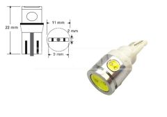 Lámparas LED W5W T10 Canbus