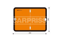 Plate Dangerous Goods 400x300, Vertical Folding