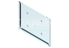 Soporte Placa Acero Inox 400x300 con pletinas de Seguridad