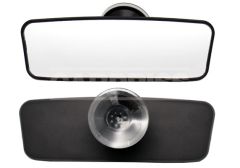Mirror with suction cup fixing