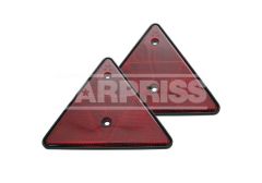 Caja 10 catadióptricos triangulares para atornillar