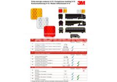 Rollo Retrorreflectante V-23 ECE-104 3M, Segmentada Lona